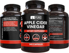 Pure Original Ingredients Vinagre de Manzana (365 Cápsulas) - Sin Rellenos, Siempre Puro, Verificado en Laboratorio