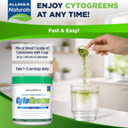 ALLMAX CytoGreens Super Greens Powder - Acai Berry Green Tea (60 porciones)
