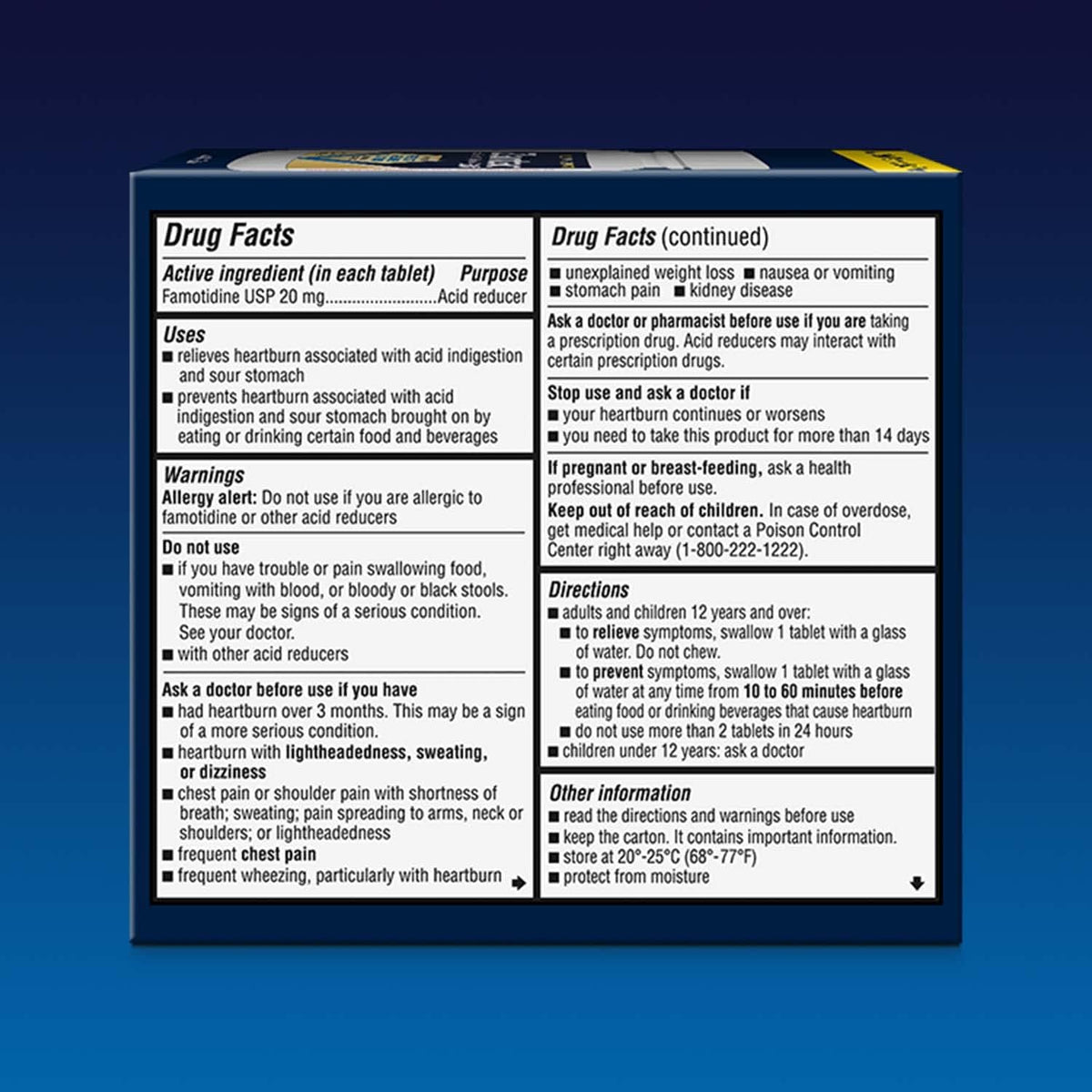 Zantac 360 Comprimidos Máxima Potencia, 50 unidades, 20 mg – Alivio y Prevención de la Acidez – Image 9