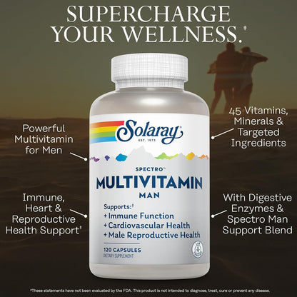 Solaray Spectro Multivitamínico para Hombres – El zinc contribuye a la protección de las células frente al daño – Image 3