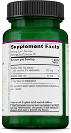 Vitanica Extracto de Raíz de Rhodiola Rosea 200mg - 60 Cápsulas Veganas