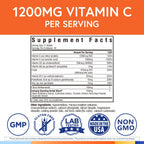Terranics Vitamin C con Elderberry y Zinc, con Vitamina D3, A, B6, B12, Folato, Escaramujo, Bioflavonoides Cítricos, Cúrcuma, Equinácea, 14-en-1 Apoyo Inmunológico Diario, 90 Comprimidos