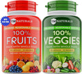 TM NATURALS Suplemento de Frutas y Verduras para Hombres y Mujeres - 90 Cápsulas (Pack de 2) - Superalimentos Naturales