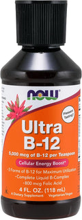 Now Foods Ultra B-12 Líquido, 4 oz (Paquete de 2)
