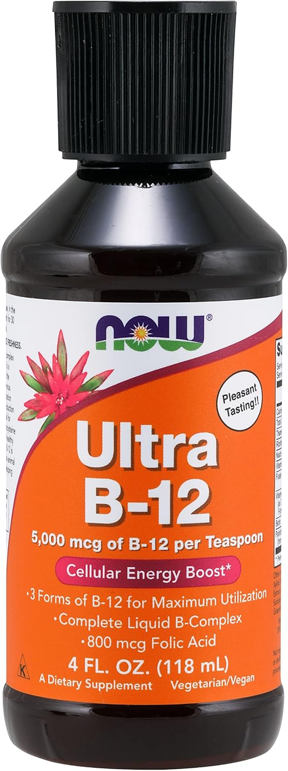Now Foods Ultra B-12 Líquido, 4 oz (Paquete de 2)