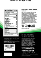 Terrasoul Superfoods Maca Orgánica Cruda en Polvo, 2 Libras