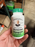 Christopher's Original Formulas Changease Hormonal Formula – 450 mg – 100 Vegetarian Capsules – Herbal Support for Menopause