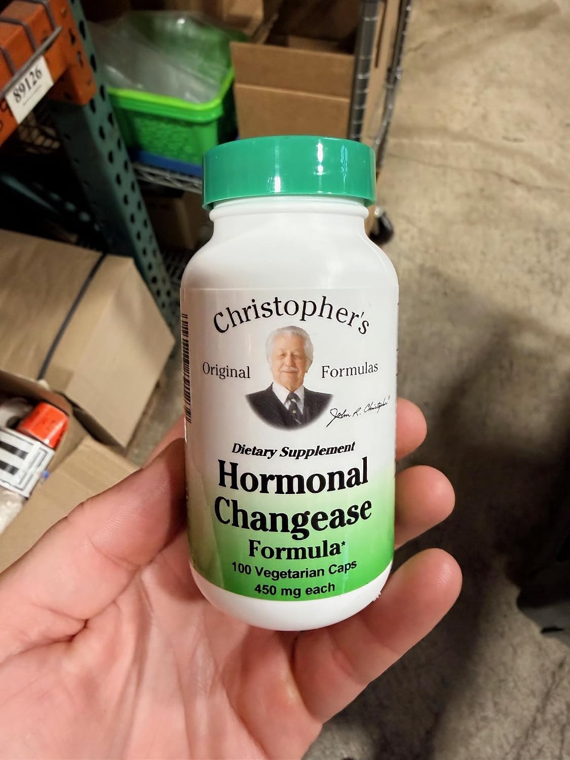 Christopher's Original Formulas Changease Hormonal Formula – 450 mg – 100 Vegetarian Capsules – Herbal Support for Menopause