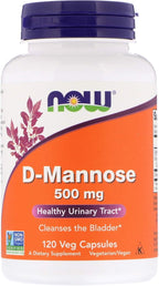 D-Manosa 500 mg 120 Cápsulas (Paquete de 2)