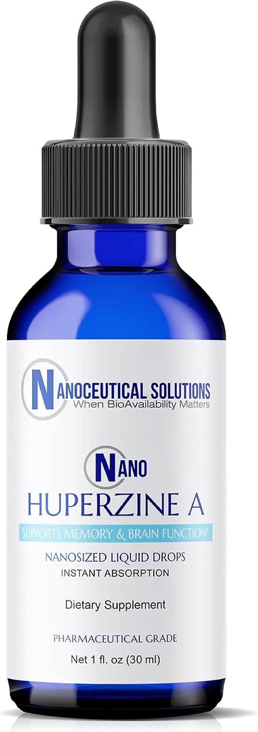 Nano Huperzine A Líquido | 6000mcg | Absorción Instantánea | 30 Dosis