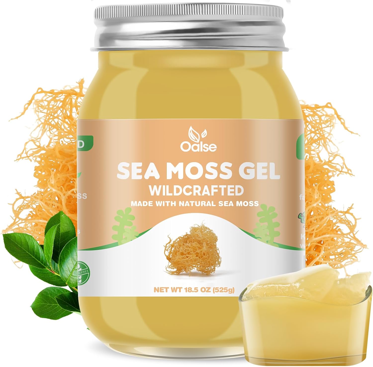 OALSE Gel de Musgo Marino Irlandés Silvestre - 425 g (Fresa)