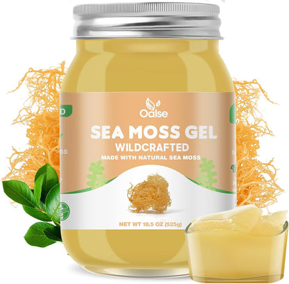 Gel de Musgo de Mar Salvaje (Wildcrafted) - – El yodo contribuye a la producción normal de hormonas tiroideas y a – Image 1
