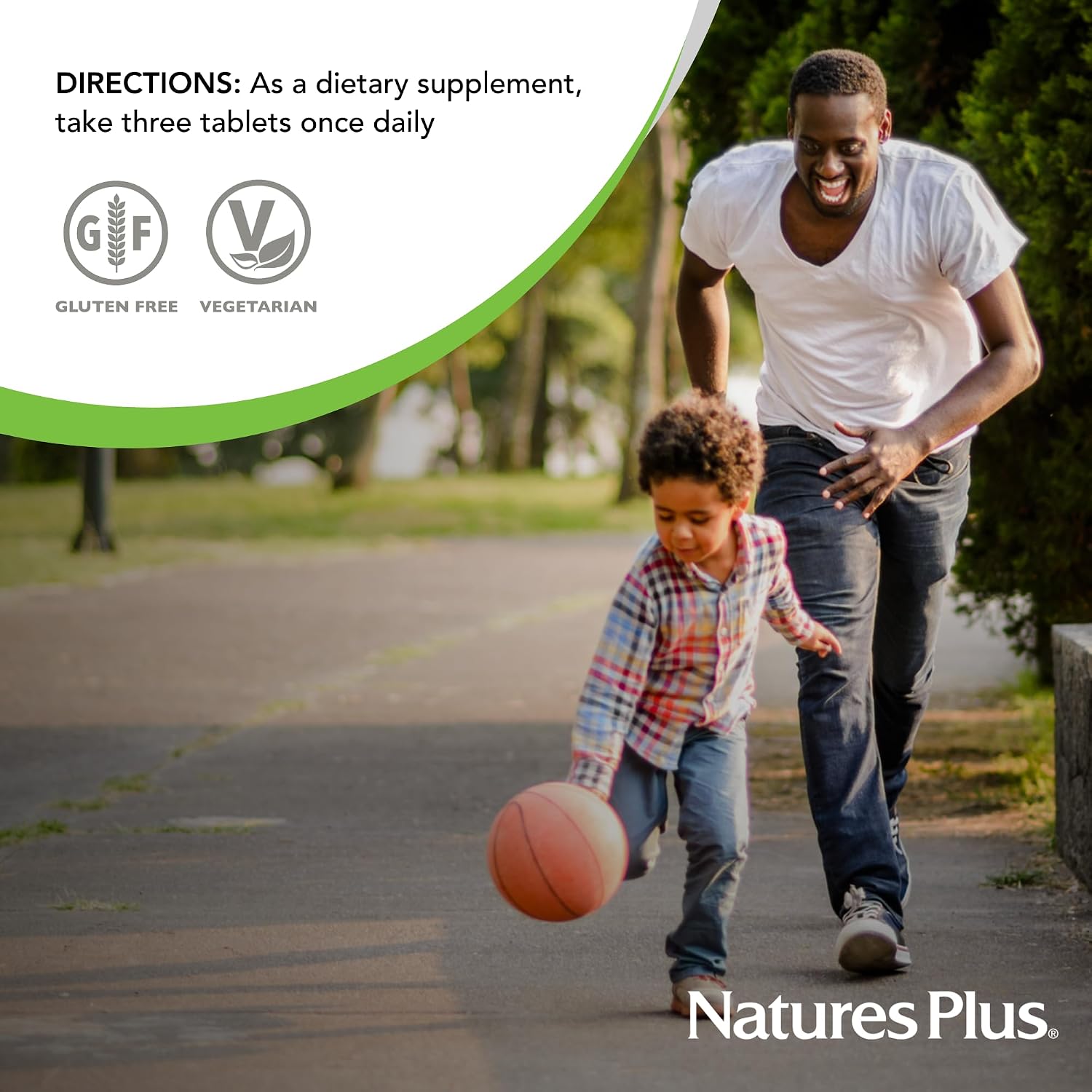 NaturesPlus Source of Life Multivitamínico y Mineral – Pack de 2, 180 Comprimidos