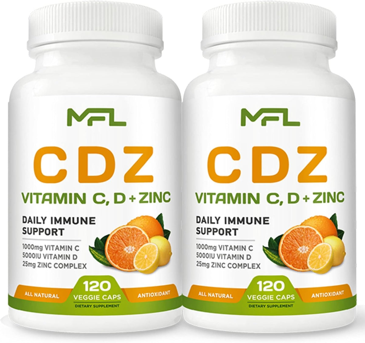 MUSCLE FOOD LABS C D Z | Vitamina C – Vitamina C: contribuye al funcionamiento normal del sistema inmunitario, a – Image 1