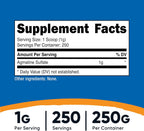 Agmatine Sulfate Puro en Polvo - 250 Gramos - Nutricost