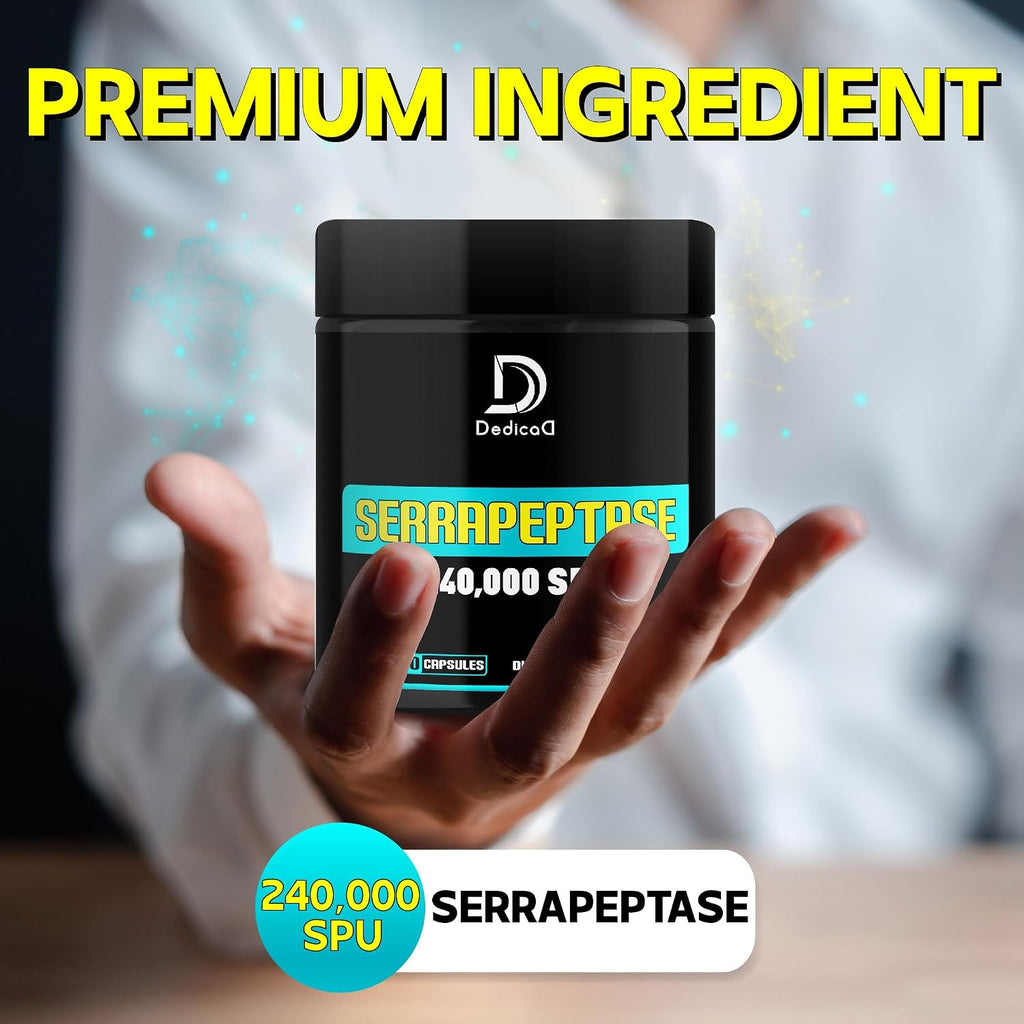 DEDICAD Serrapeptasa 240.000 SPU - 150 Cápsulas (75 Dosis)