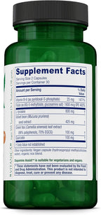 Vitanica Dopamine Assist - Suplemento para apoyo de neurotransmisores con tirosina y vitamina B6 - 60 cápsulas veganas