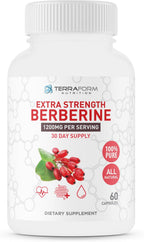 Berberina HCL 1200mg - 60 Cápsulas - TerraForm Nutrition