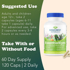 EssentialEyes – Suplemento Ocular Natural con Luteína, Zeaxantina y Arándano (120 Cápsulas Veganas)