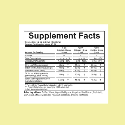 CHILDLIFE ESSENTIALS First Defense - Jarabe – Zinc: Este mineral esencial contribuye al funcionamiento normal del – Image 2