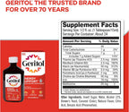 Geritol Suplemento Líquido, Vitaminas B y Hierro, 355 ml