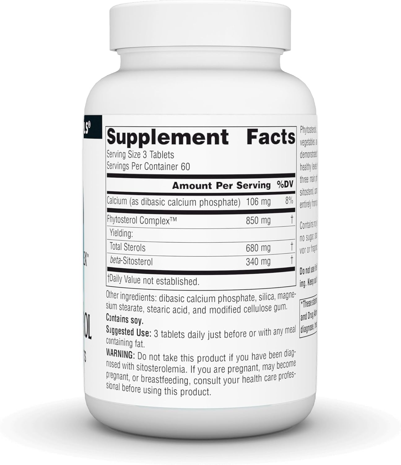 Source Naturals Phytosterol Complex con Beta-Sitosterol, 113 mg - 180 Comprimidos