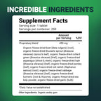 Dr. Berg's Greens Superfood Cruciferous Vegetable Tablets - 250 Comprimidos