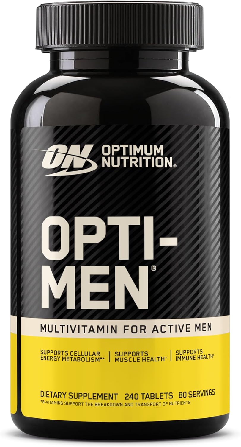 Optimum Nutrition Opti-Men Multivitamínico para Hombres, 240 Comprimidos