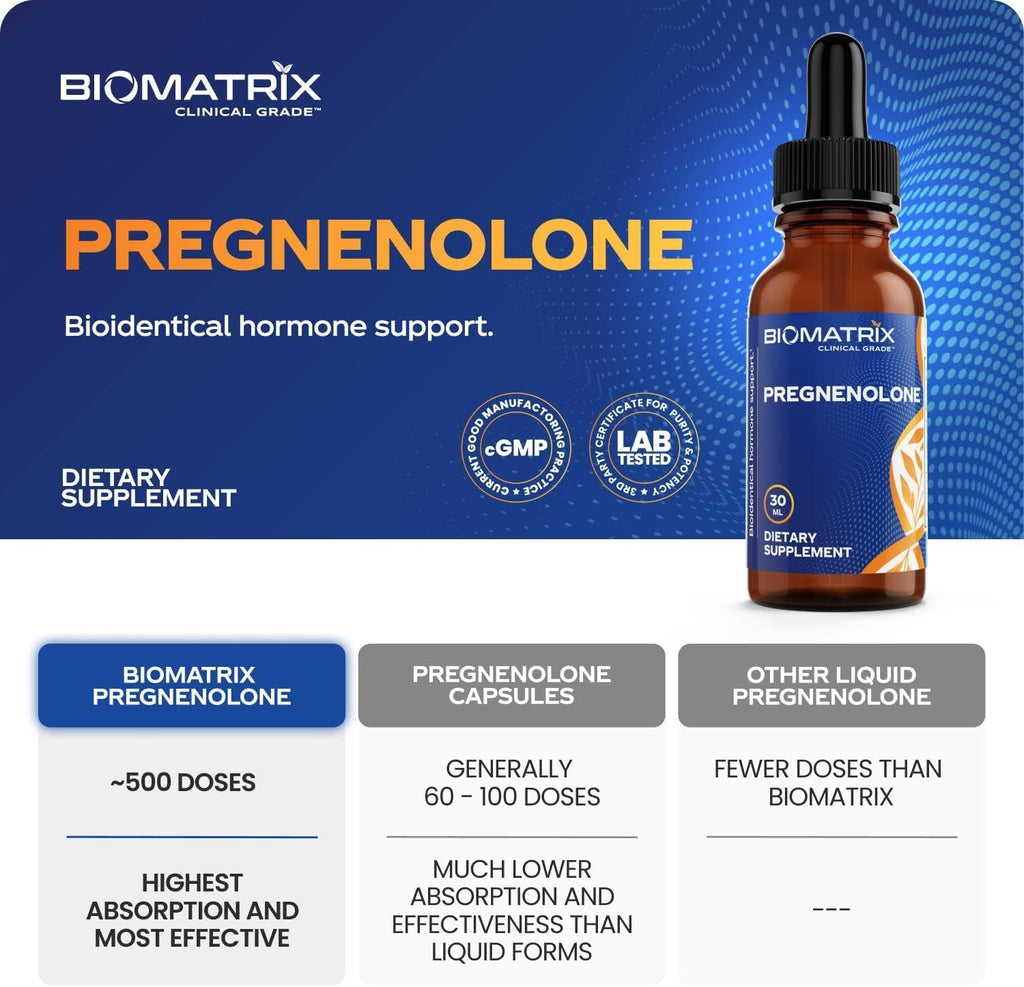 BioMatrix Pregnenolona Líquida Sublingual - 30 ml