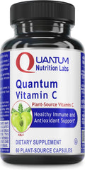 Quantum Vitamin C - Vitamina C Orgánica Natural con Bioflavonoides - 60 Cápsulas Veganas