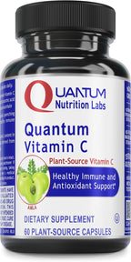Quantum Vitamin C - Vitamina C Orgánica Natural con Bioflavonoides - 60 Cápsulas Veganas