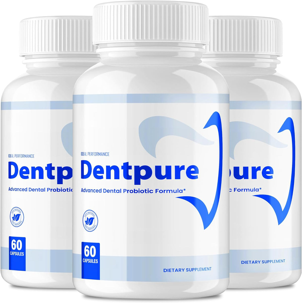 Dentpure Probióticos Orales para Dientes y Encías - Cápsulas de Máxima Potencia - 3 Pack – Image 1