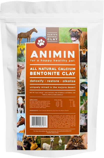 Earth's Living Animin Arcilla de Bentonita Cálcica para Mascotas – 100% Natural en Polvo Mineral – Image 1