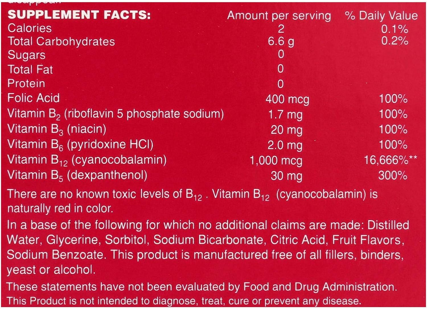 B-Total Vitamina B12 Sublingual Líquido - Pack Doble