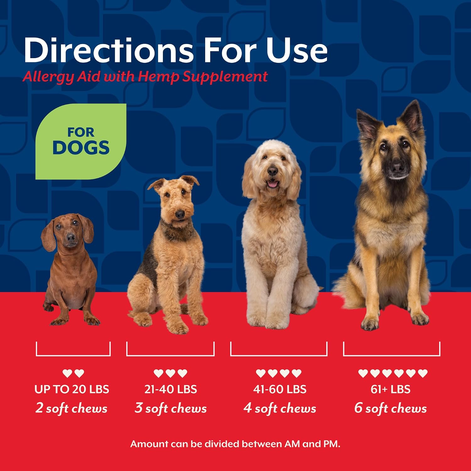 NaturVet Hemp Allergy Aid Suplemento para Perros, Semilla de Cáñamo, Antioxidantes, Omega, DHA y EPA para Piel Saludable y Salud Respiratoria, 120 masticables blandos