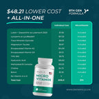 Dr Brad MicroVitamin | Multivitamínico metilado + luteína/zeaxantina + D3/K2