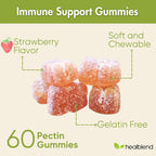 healblend Multivitamin Bear Gummies para Adultos | Vitaminas C, D3, B6, B12, Hierro, Zinc