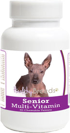 Healthy Breeds Xoloitzcuintli Senior Dog Multivitamin Tablets 60 Count