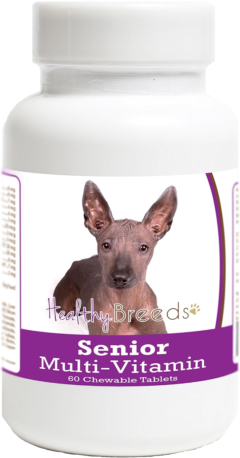 Healthy Breeds Xoloitzcuintli Senior Dog Multivitamin Tablets 60 Count