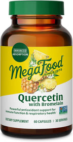 MegaFood Quercetina con Bromelina 500 mg - 60 Cápsulas (30 dosis)
