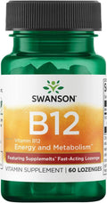Swanson Supplemelts Vitamina B-12 Sublingual 5 mg 60 Comprimidos