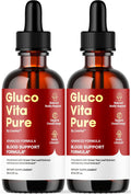 Glucovita Pure - Gotas Líquidas Naturales, 2 Botellas (2 Meses)