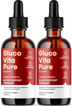 Glucovita Pure - Gotas Líquidas Naturales, 2 Botellas (2 Meses)