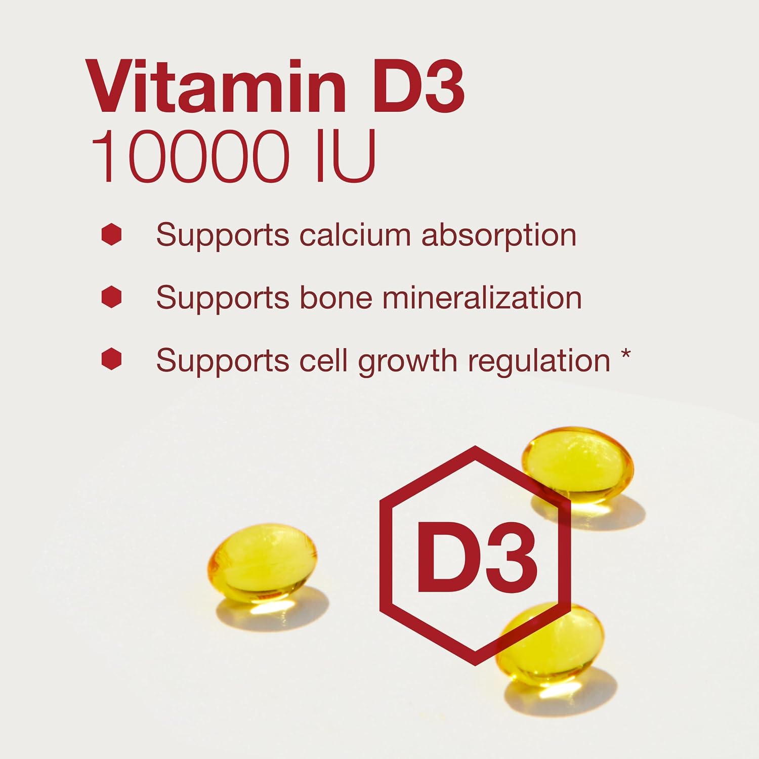 PROTOCOLO PARA EL EQUILIBRIO DE LA VIDA Vitamina D3 10.000 UI – 120 Cápsulas Blandas