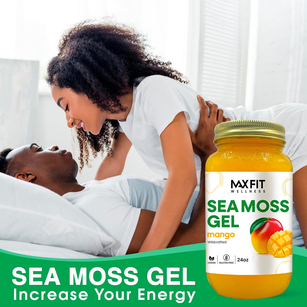 Gel de Musgo Marino (12 Sabores) 24 oz - Musgo Marino Silvestre de Santa Lucía | 92 Vitaminas y Minerales | Vegano