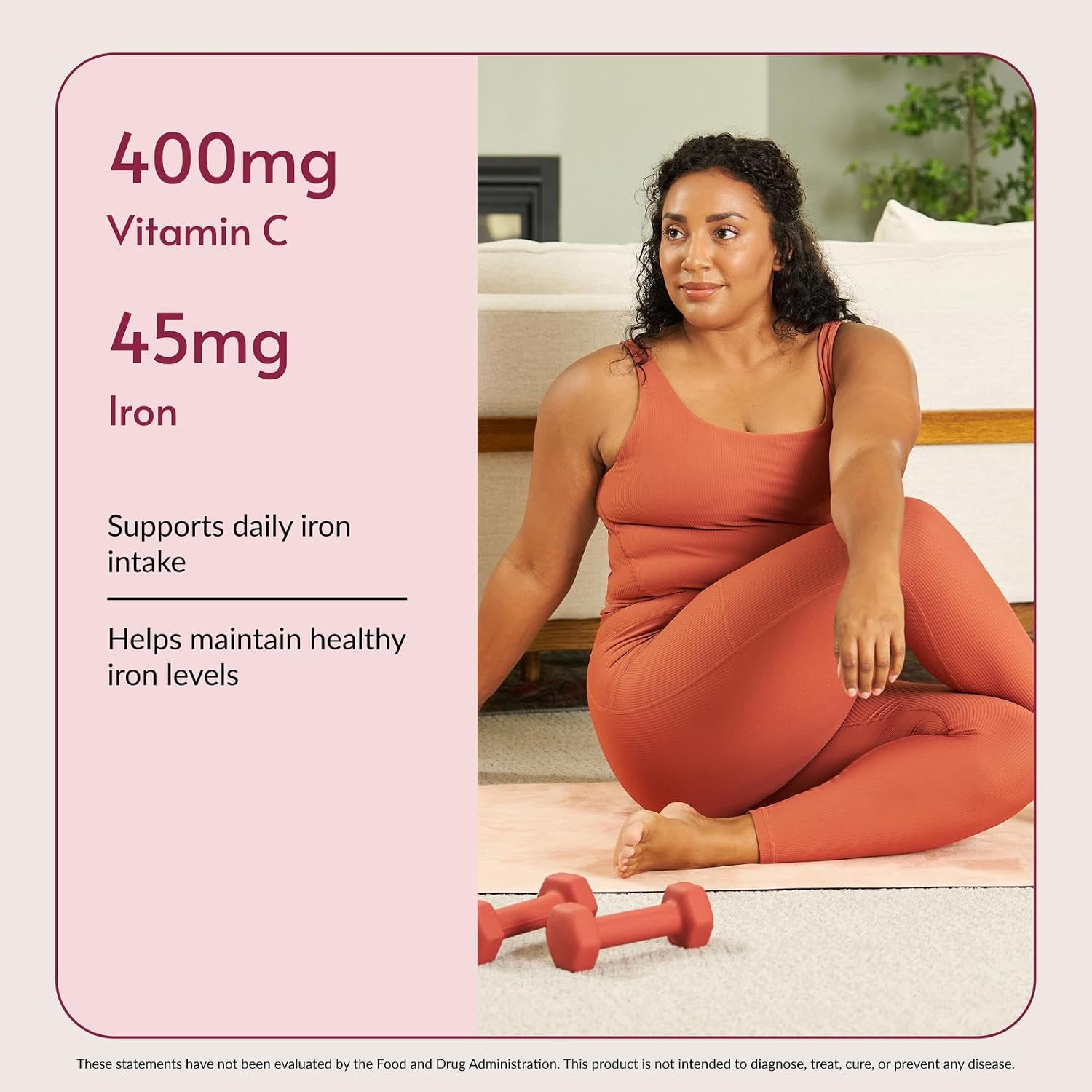 Bariatric Advantage Hierro 45 mg con Vitamina C, Tiamina y Cobre - 60 Cápsulas