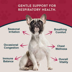 Breathe EZ - Suplemento Herbal para Perros y Gatos, 1 fl oz