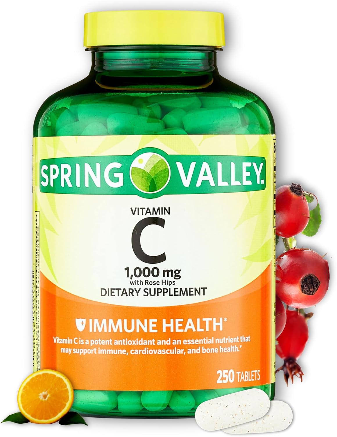 Vitamina C 1000 mg con Escaramujo, 250 Comprimidos