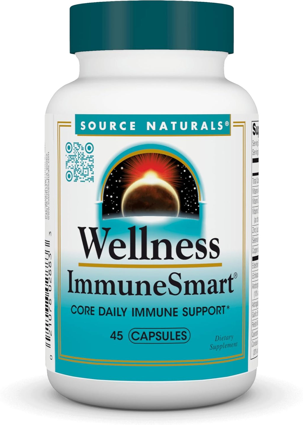 Source Naturals Wellness ImmuneSmart - Apoyo Inmune Diario - 45 Cápsulas