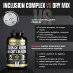 Turkesterone y Ecdysterone – Potenciador Natural de Testosterona, 2-en-1 de Alta Potencia con 95% Beta Ecdysterone – 180 Cápsulas